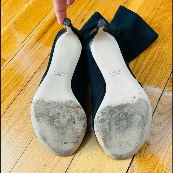 Stuart Whitman open toe booties 6.5 - Picture 4 of 5
